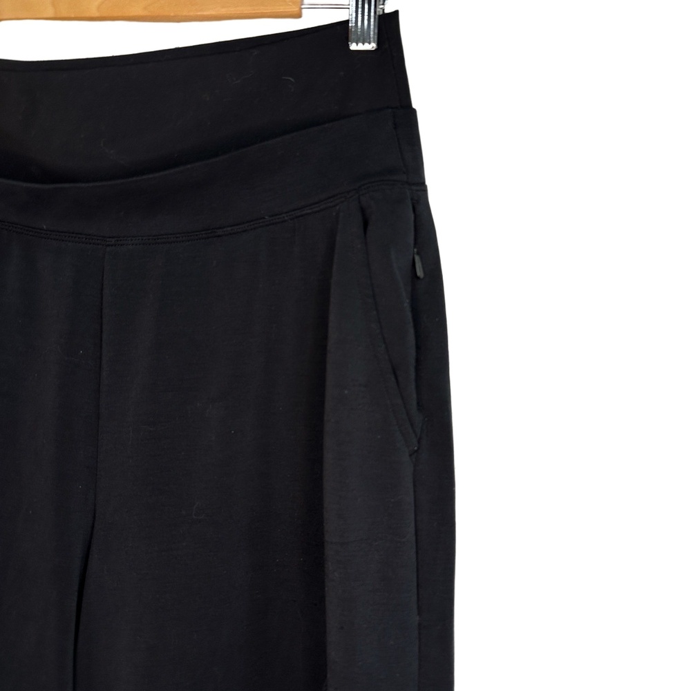 Athleta‎ Womens Black High Rise Wide Leg Lounge Yoga Pants Size Medium - Picture 3 of 6